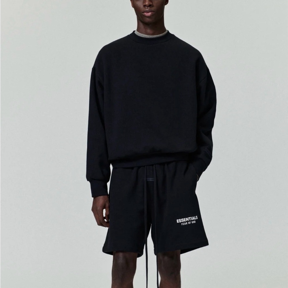 Essentials Fear of God Vintage Black Shorts